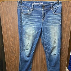 American Eagle Outfitters Blue Skinny Jeans